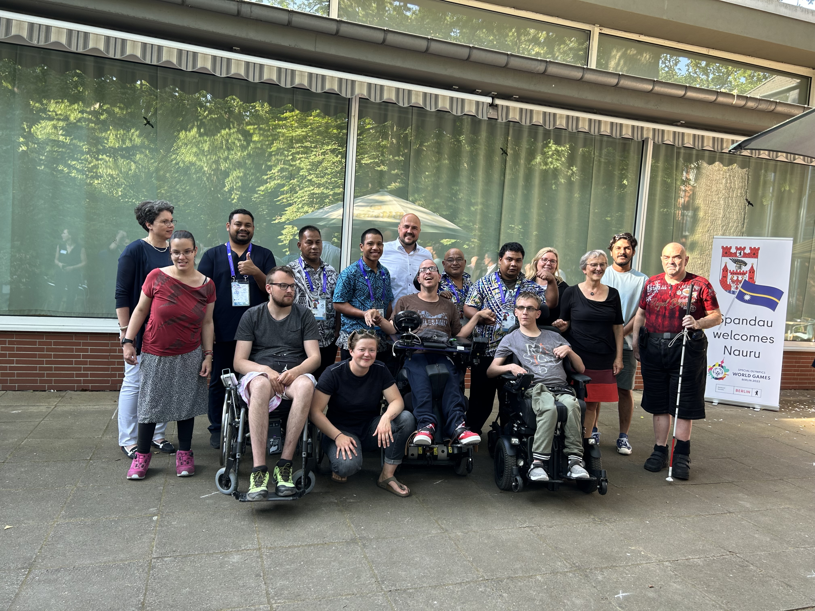 Gruppenbild Team Nauru bei Special Olympics World Games 2023