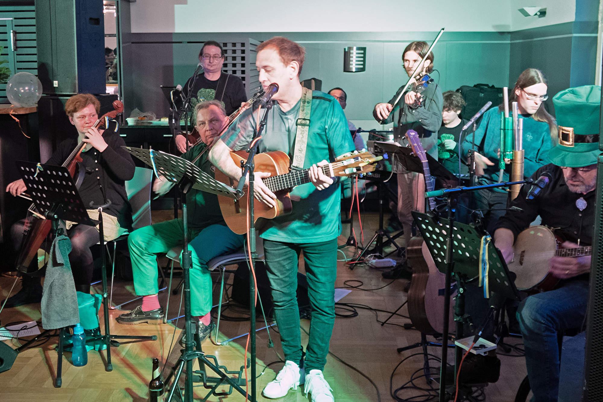 Musikgruppe beim St. Patricks Day