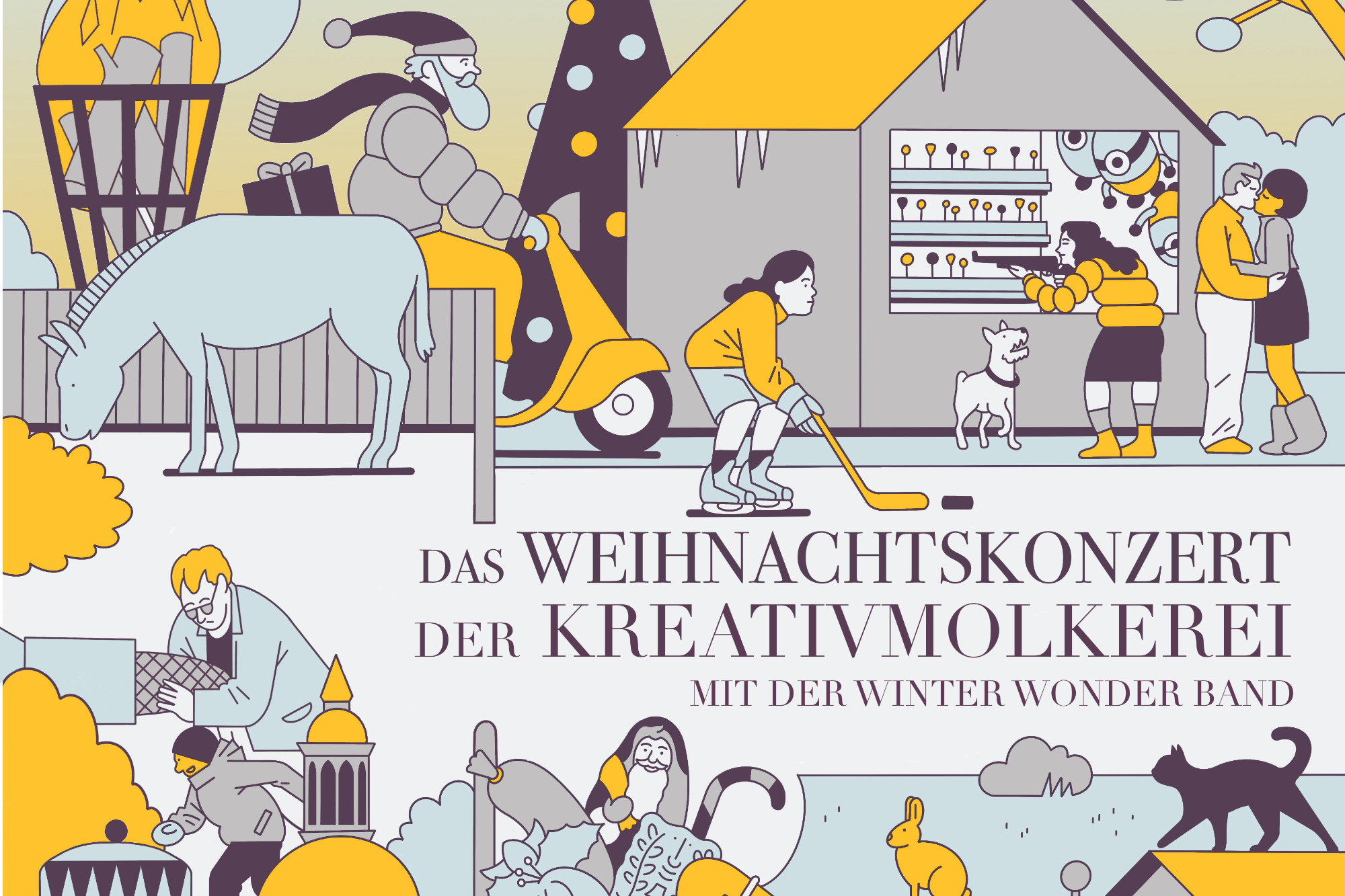 Weihnachtskonzert der Kreativmolkerei
